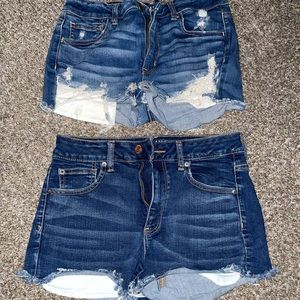 American Eagle two pair of shorts size 10